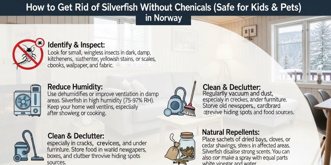 How to Get Rid of Silverfish Without Chemicals (Safe for Kids & Pets) in Norway